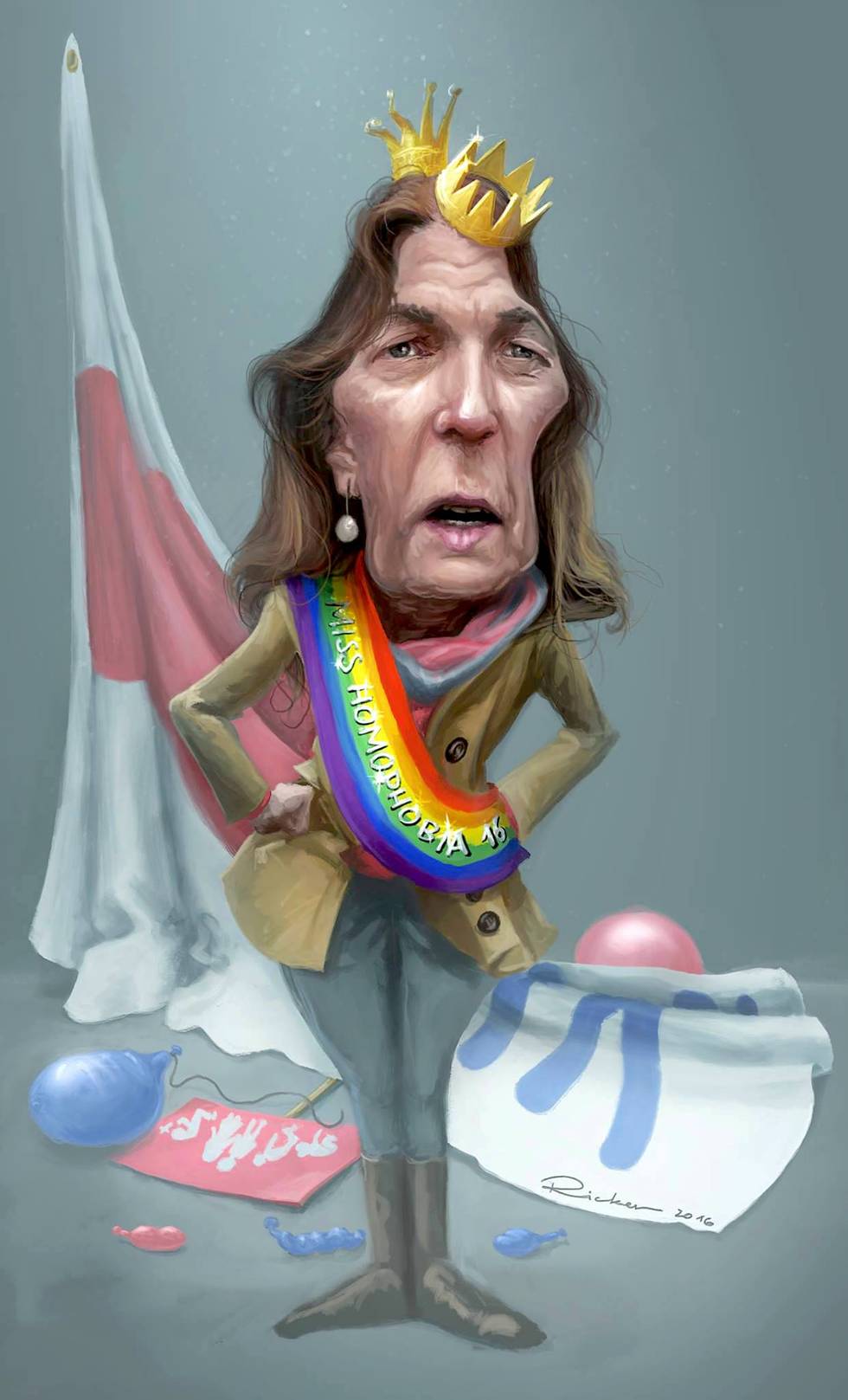 Miss Homophobie 2016 Hedwig von Beverfoerde Miss Homophobie 2016 Hedwig von Beverfoerde